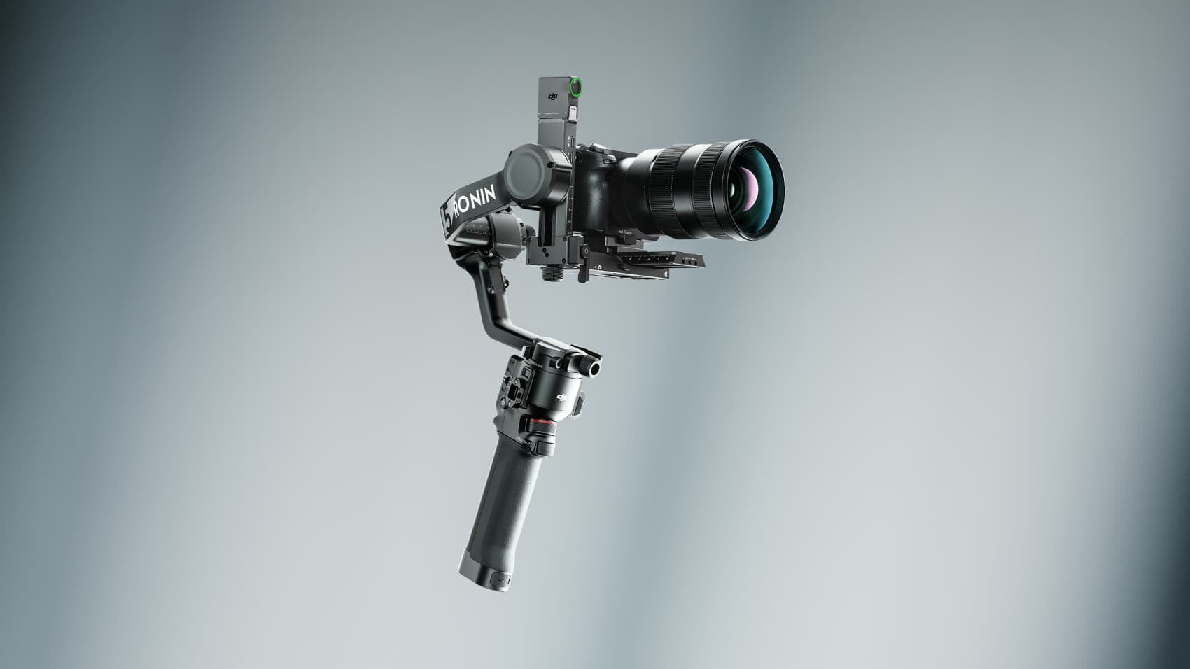 The DJI RS 5 gimbal in DJI's official product photography.