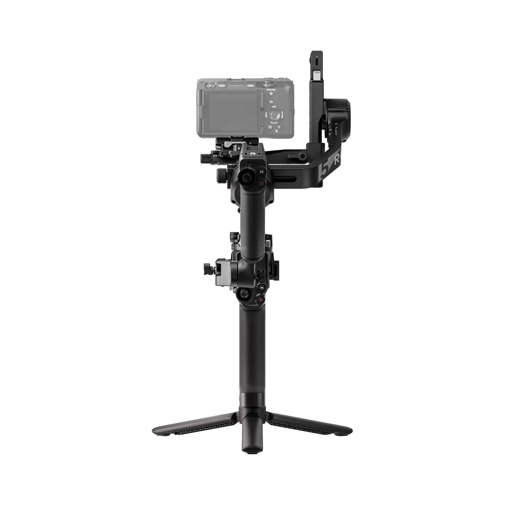 The Electronic Briefcase Handle with joystick and buttons for one-handed low-angle work.
