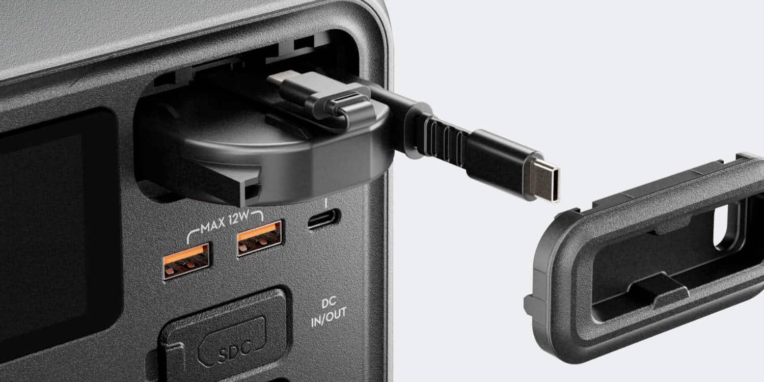 Power 1000 mini retractable cable