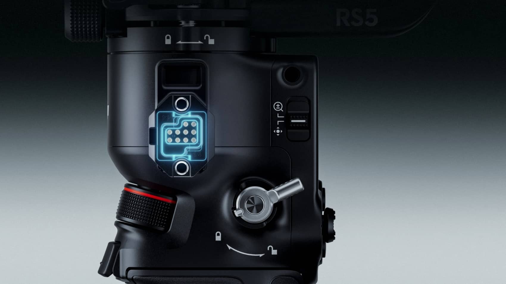 Screenshot of the RSA communication port details on DJI's Hong Kong RS 5 page.