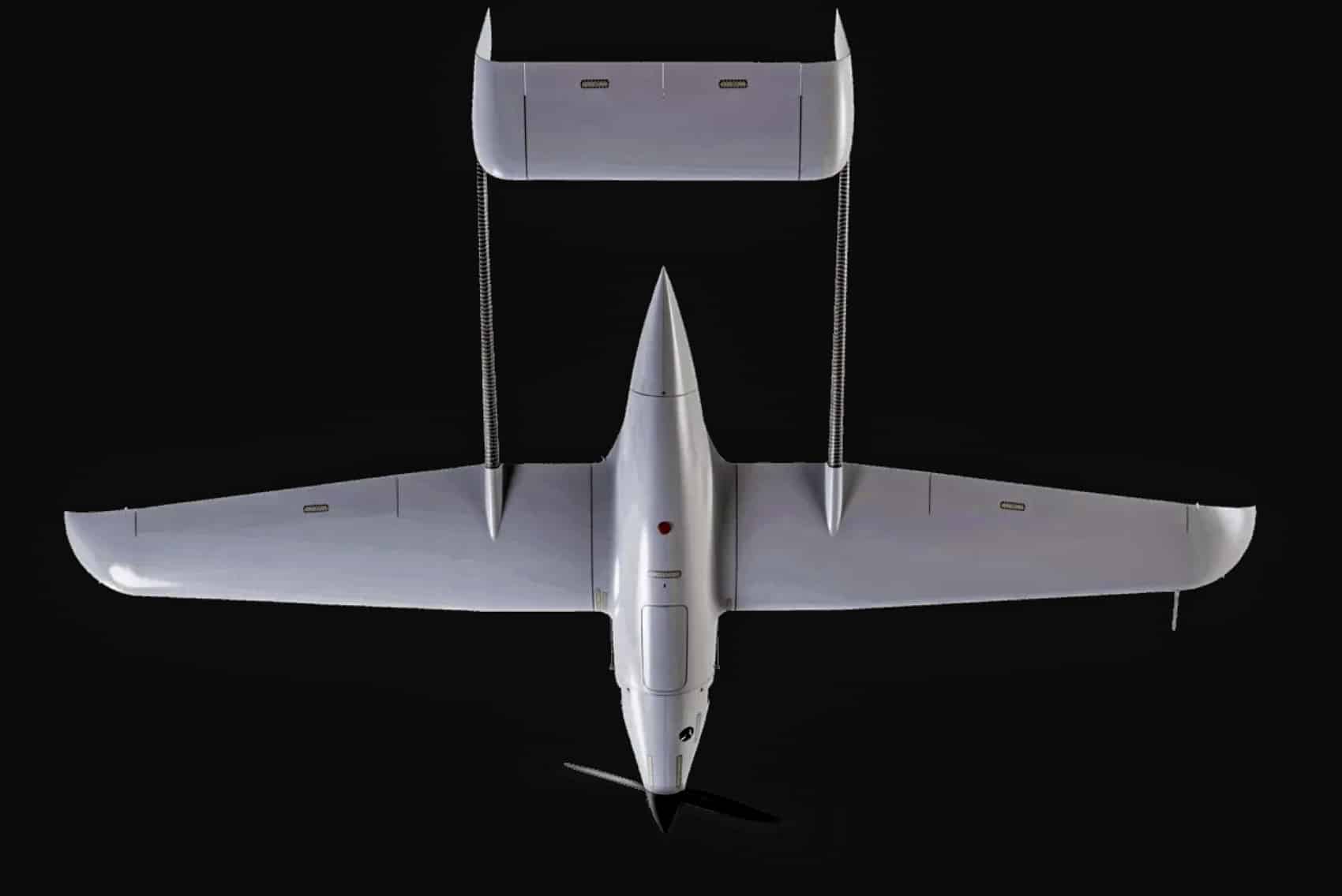 Raybird fuselage redesigned internally to carry hydrogen storage and an electric drivetrain.