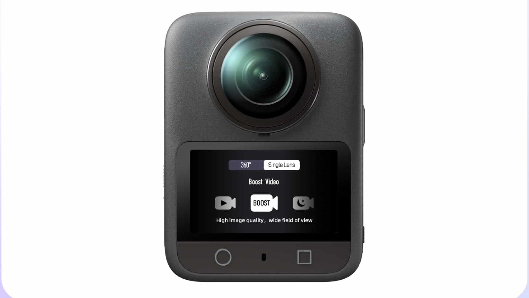 Promo image for the Osmo 360's Single-Lens 9:16 Vertical Boost recording mode.