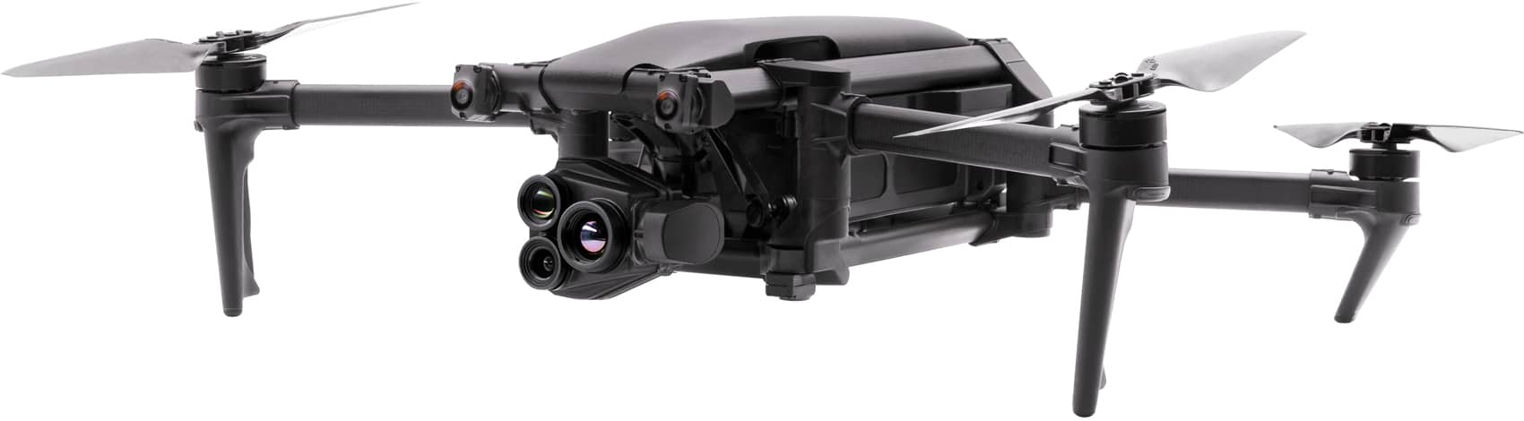 Angled studio view of the Parrot ANAFI UKR reconnaissance drone.