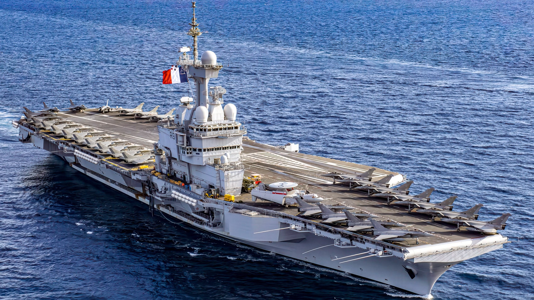 Russian Drone Approaches French Carrier in Sweden