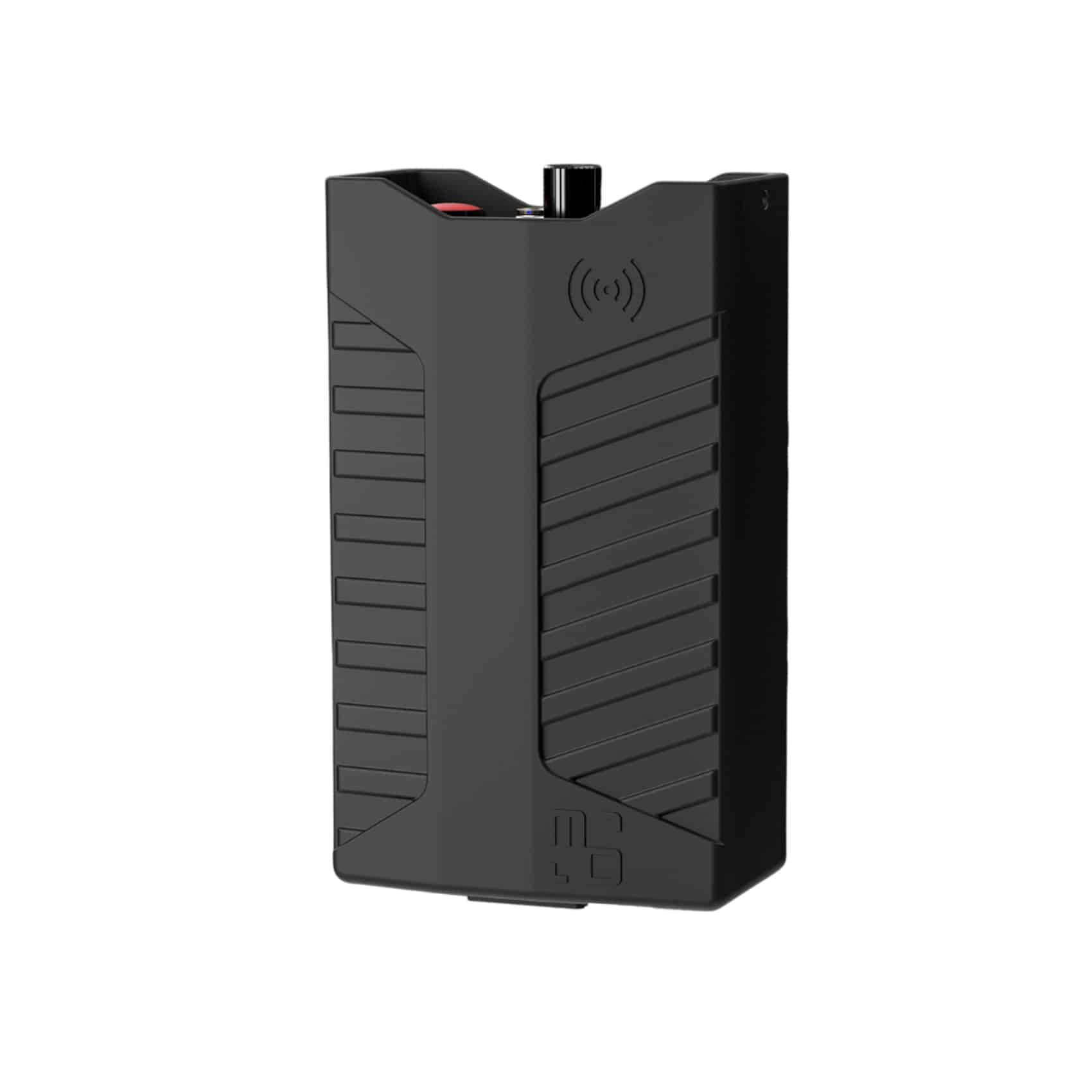 Wingman passive RF detector worn on an operator's vest in the field.