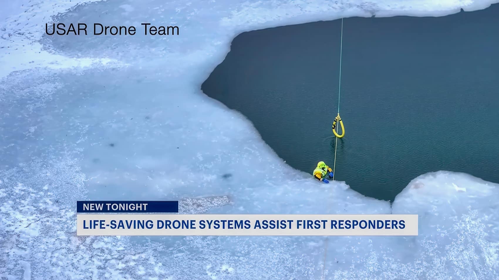 DJI Matrice 400 Delivers Ice Water Rescue in Minutes