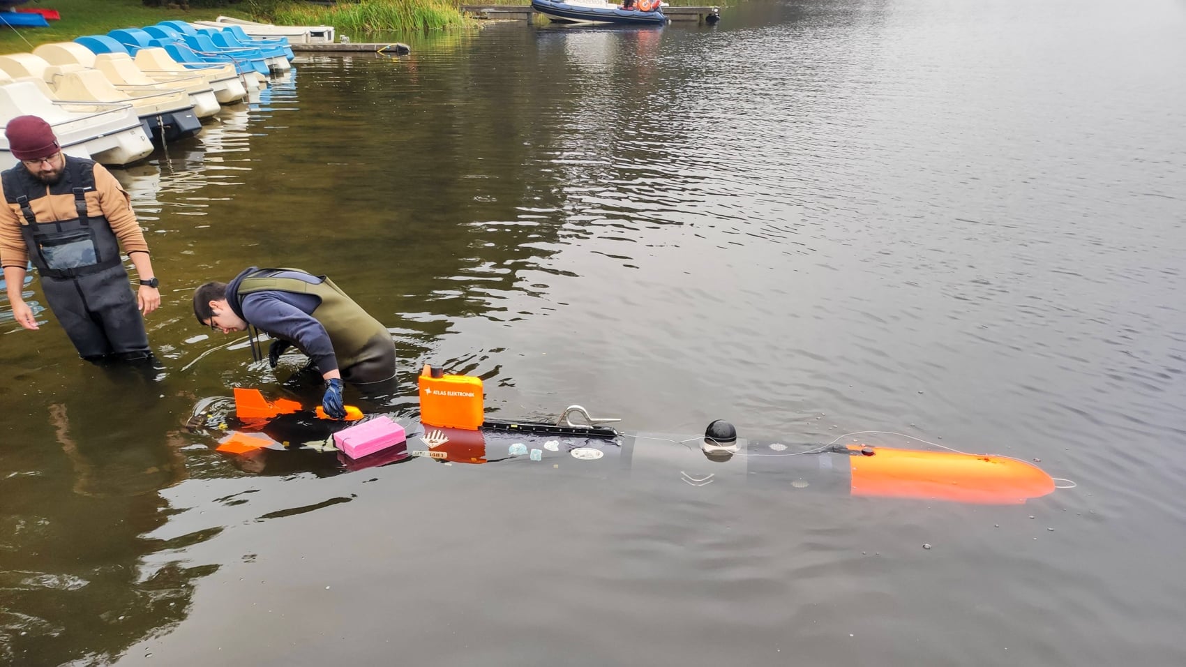 A biomimetic underwater vehicle from the European Defence Agency's SABUVIS II program.
