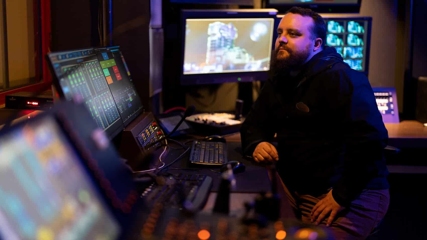 Behind the scenes of Avengers: Power the Night, produced with Dronisos.