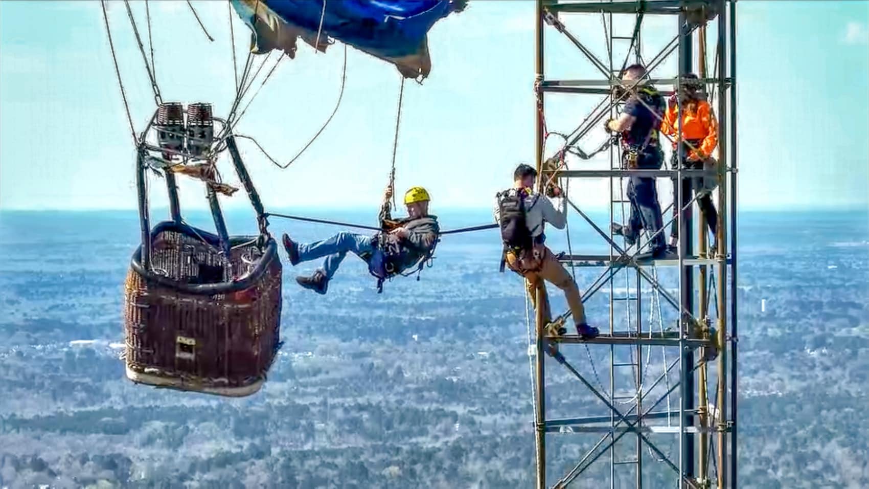 925 Feet Up, No Way Down, One Drone Made the Call