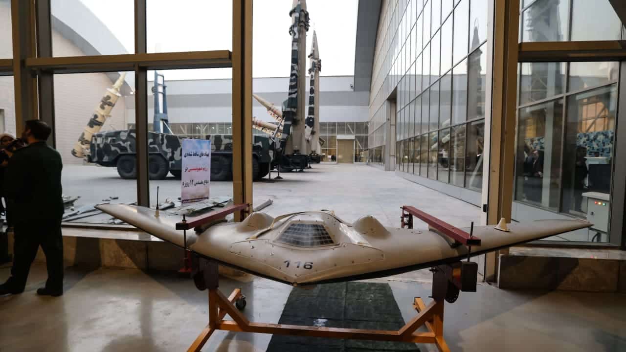 Shahed-161 in Tehran during an Arms Expo | Photo Credits: jpost.com