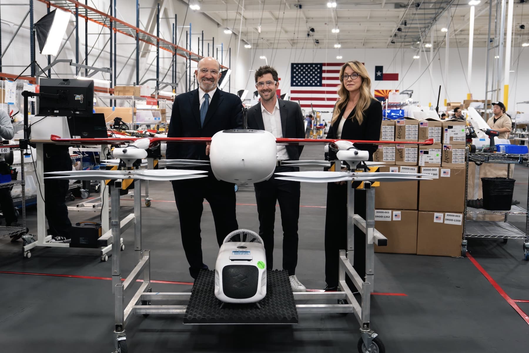 Zipline Hosts Commerce Secretary Lutnick at Its US Autonomous Aircraft Factory