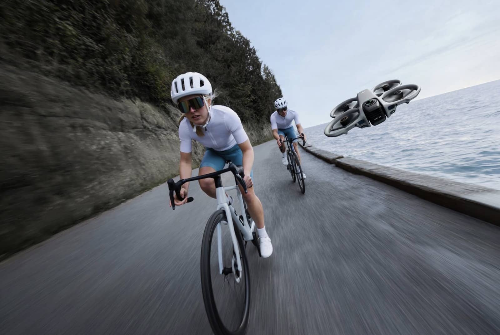 DJI Avata 360 in its launch press image, a 360-degree FPV cinewhoop.