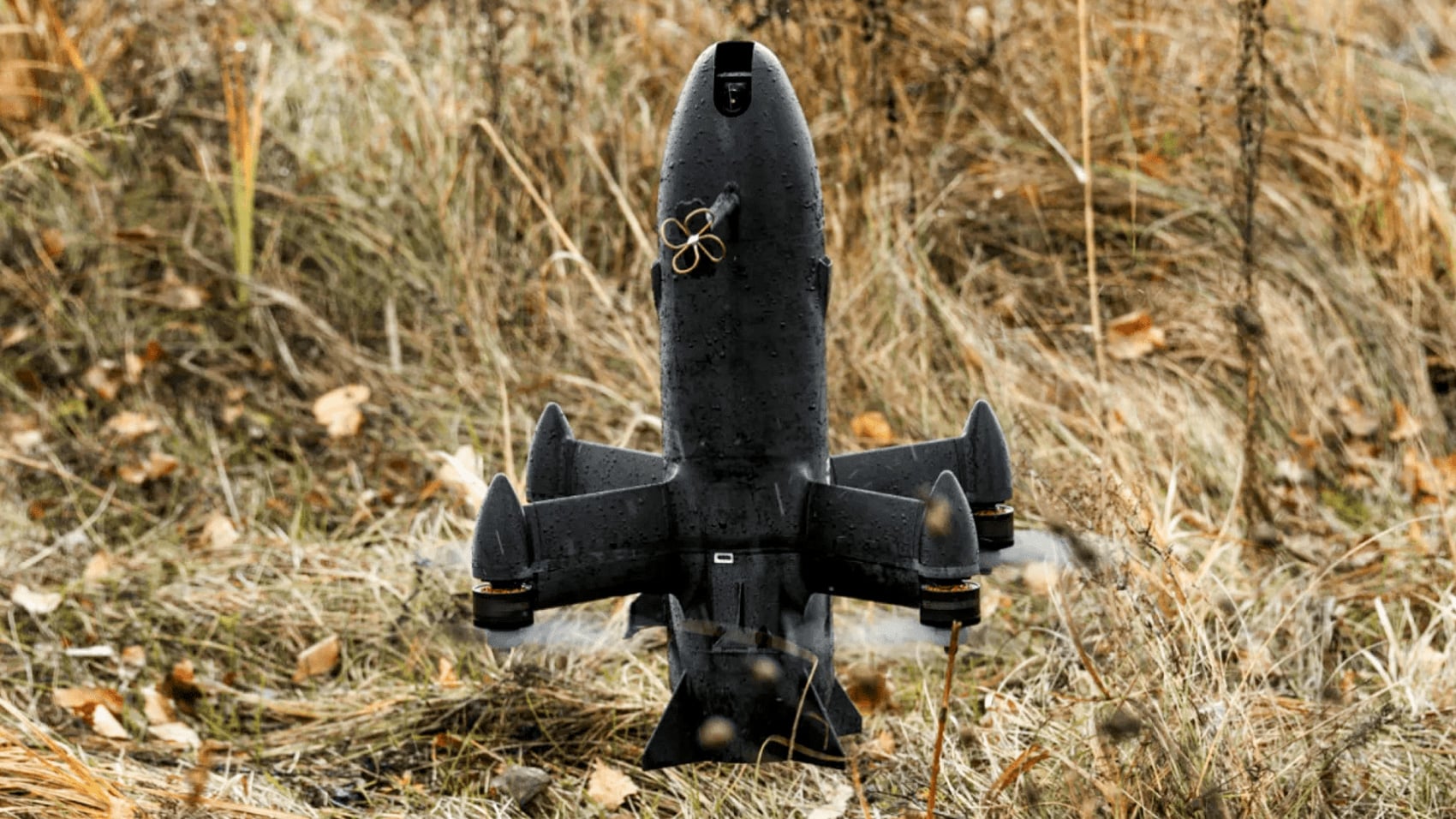 Ukrainian crew handling interceptor drones built to ram incoming Shahed aircraft.