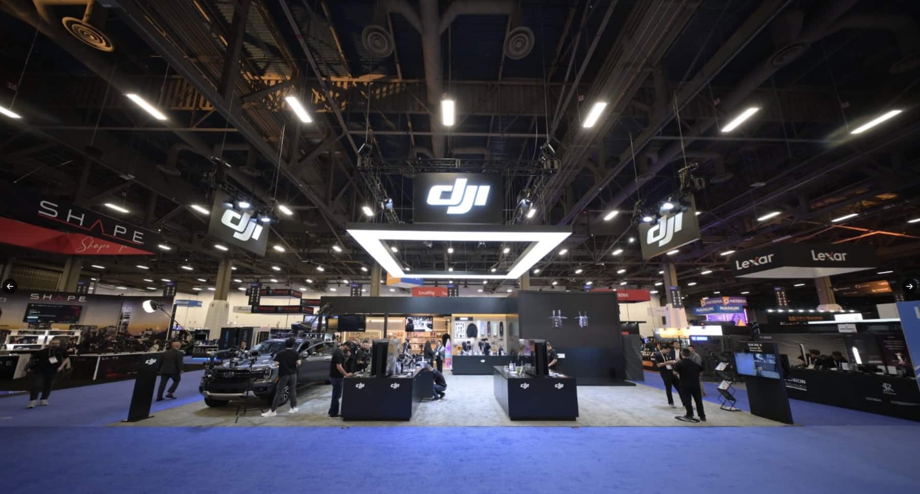 DJI Booth at NAB 2026 in Las Vegas