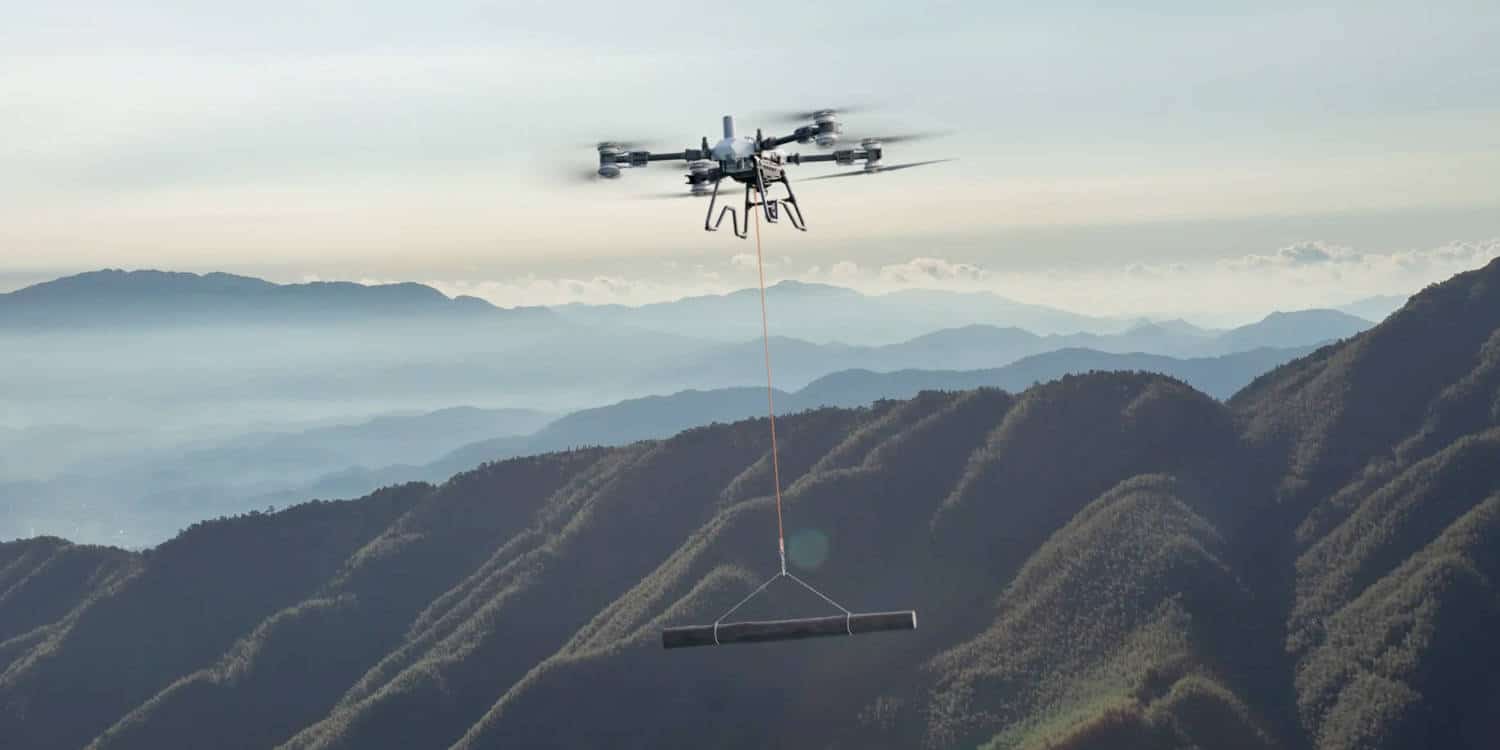 DJI T200 heavy lift drone