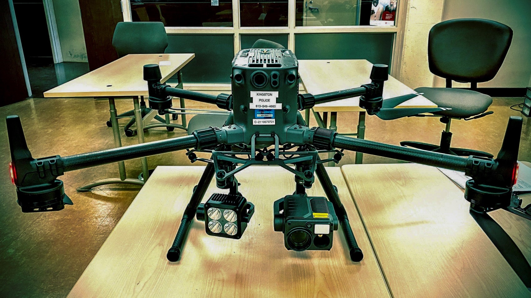 DJI Matrice 300 RTK, the larger enterprise platform in the Kingston fleet.