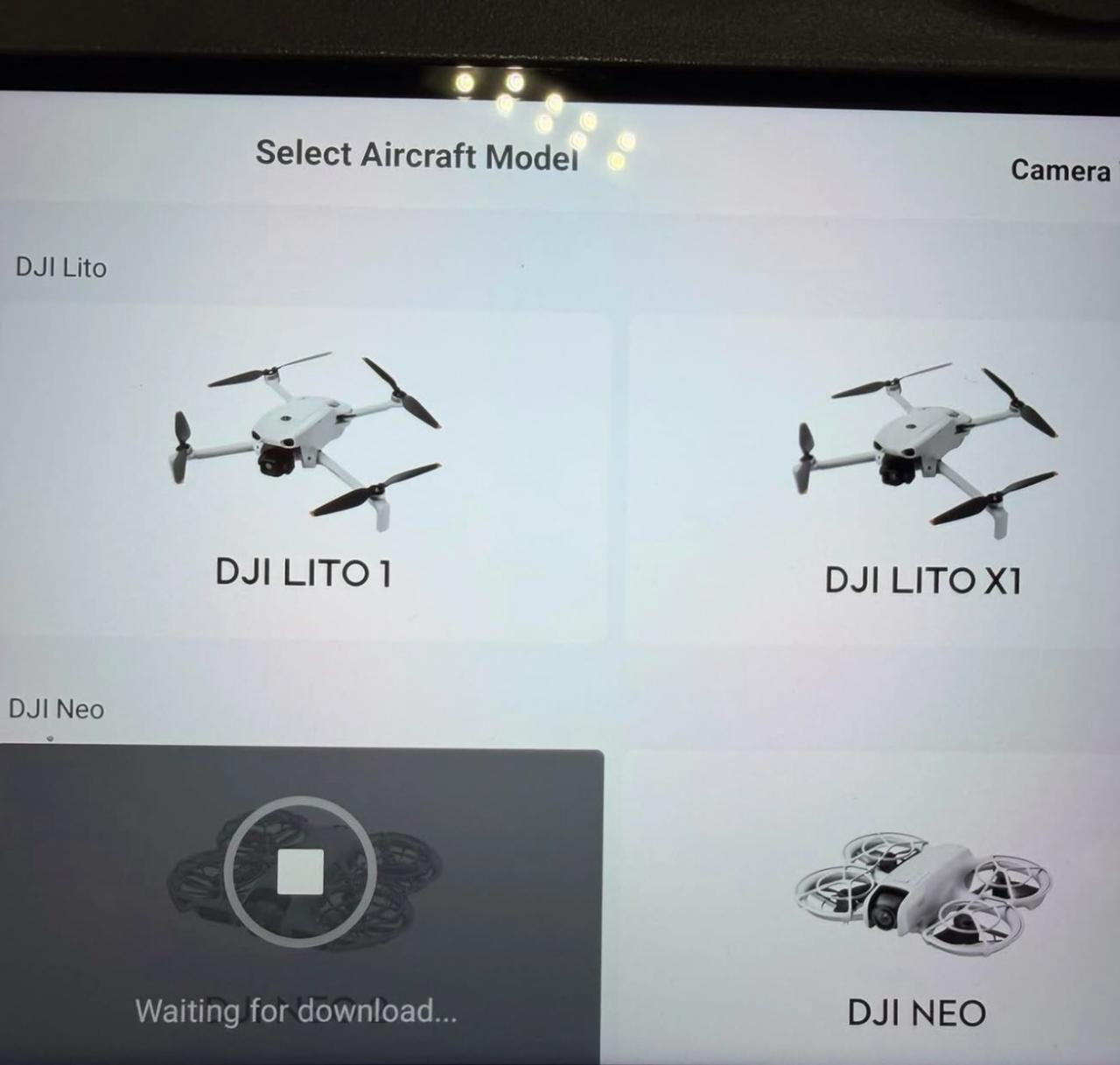 A Lito drone photo circulating on Facebook ahead of any DJI announcement.