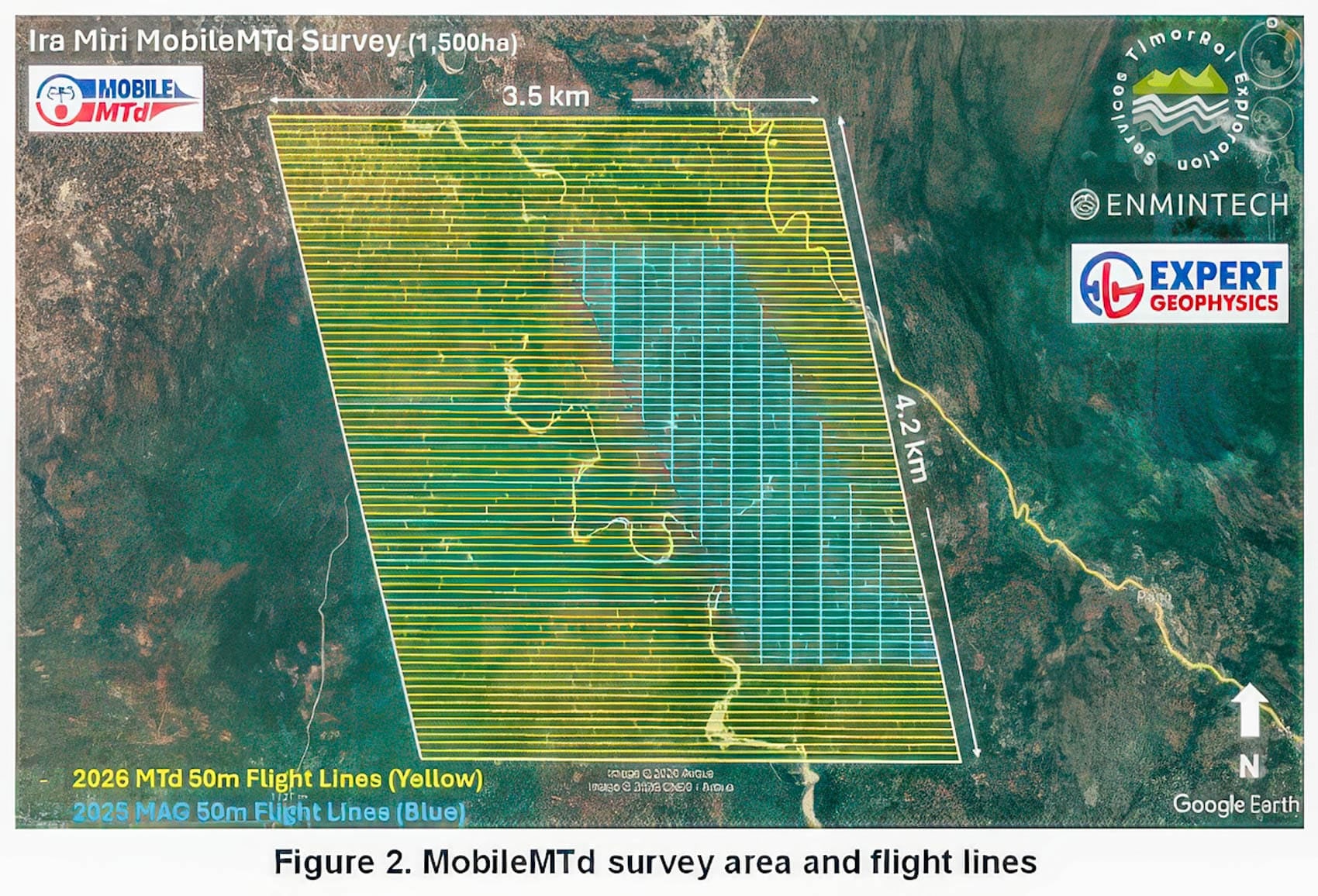 DJI FlyCart 30 Maps Timor-Leste Manganese 800 Meters Down