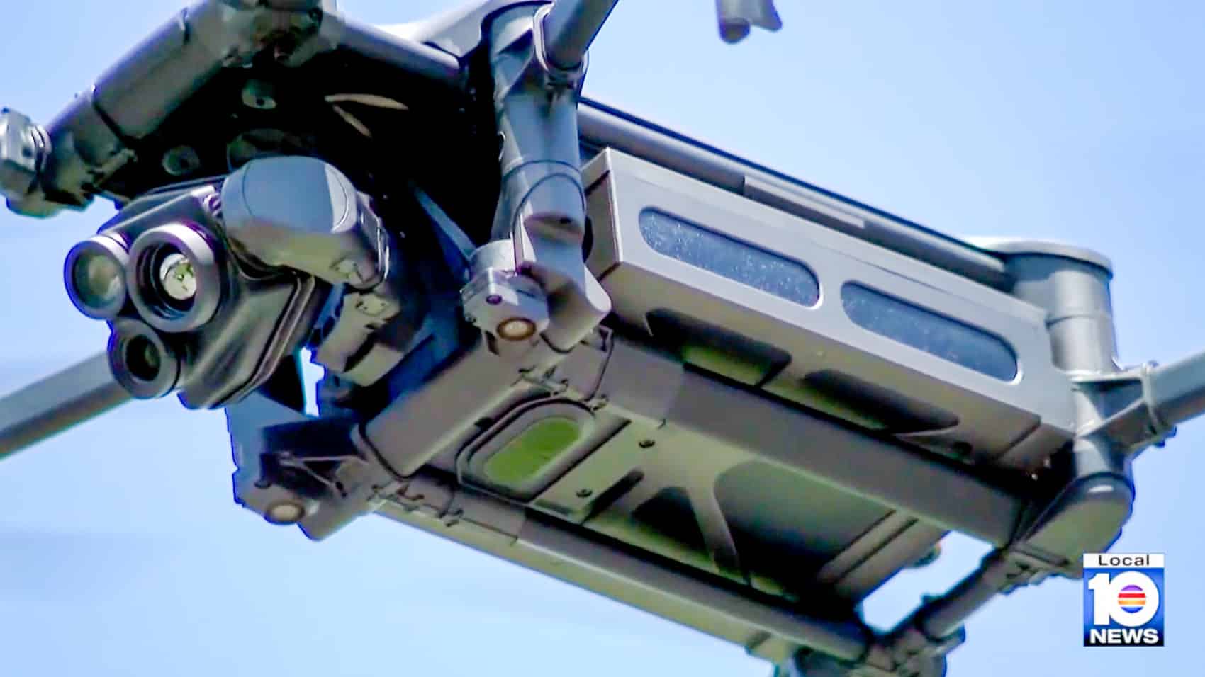 Live drone video monitored at Doral's command center during the Cadillac Championship.