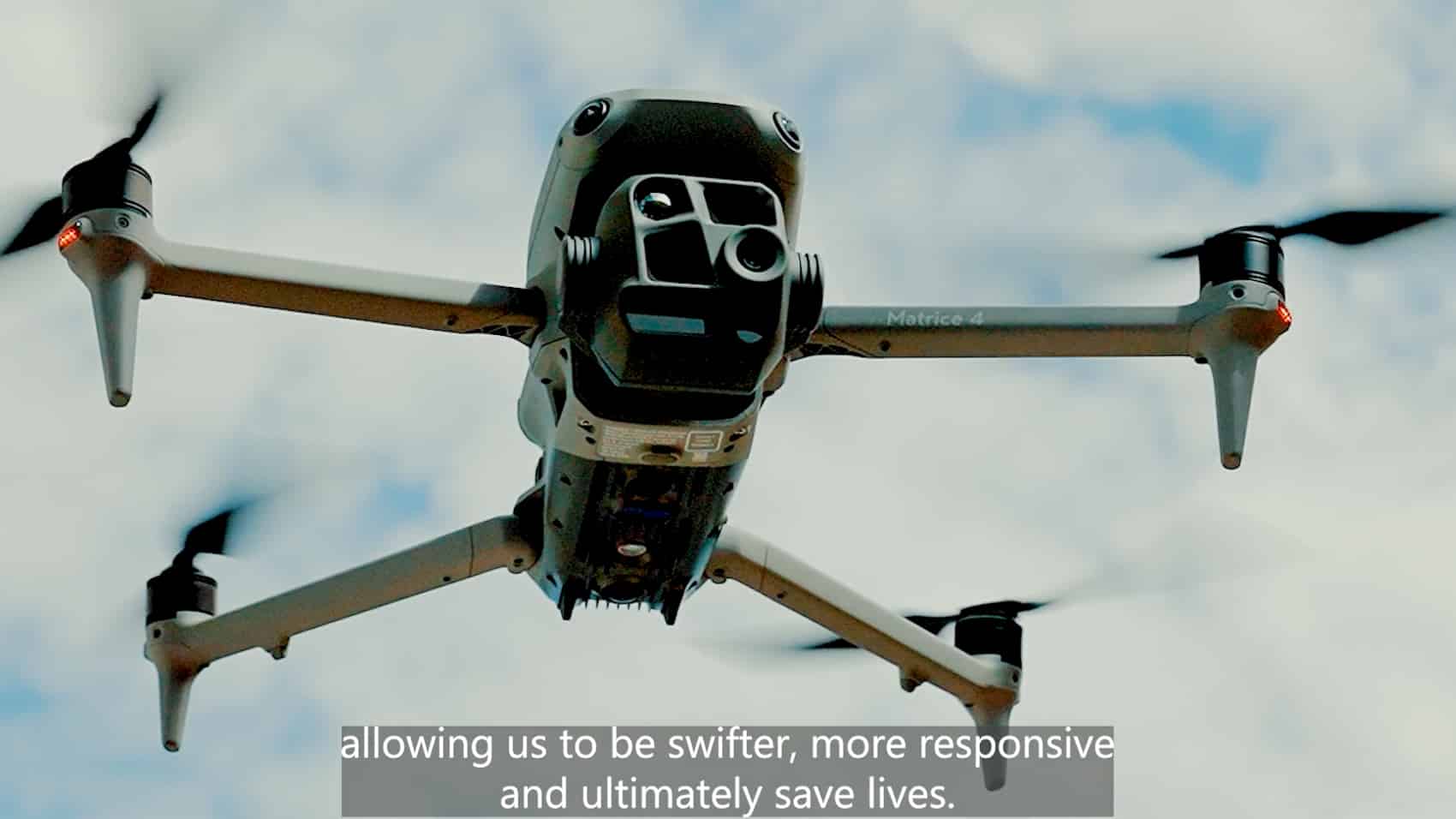 The DJI Matrice 4TD that Durham police fly from a Dock 3 nest.