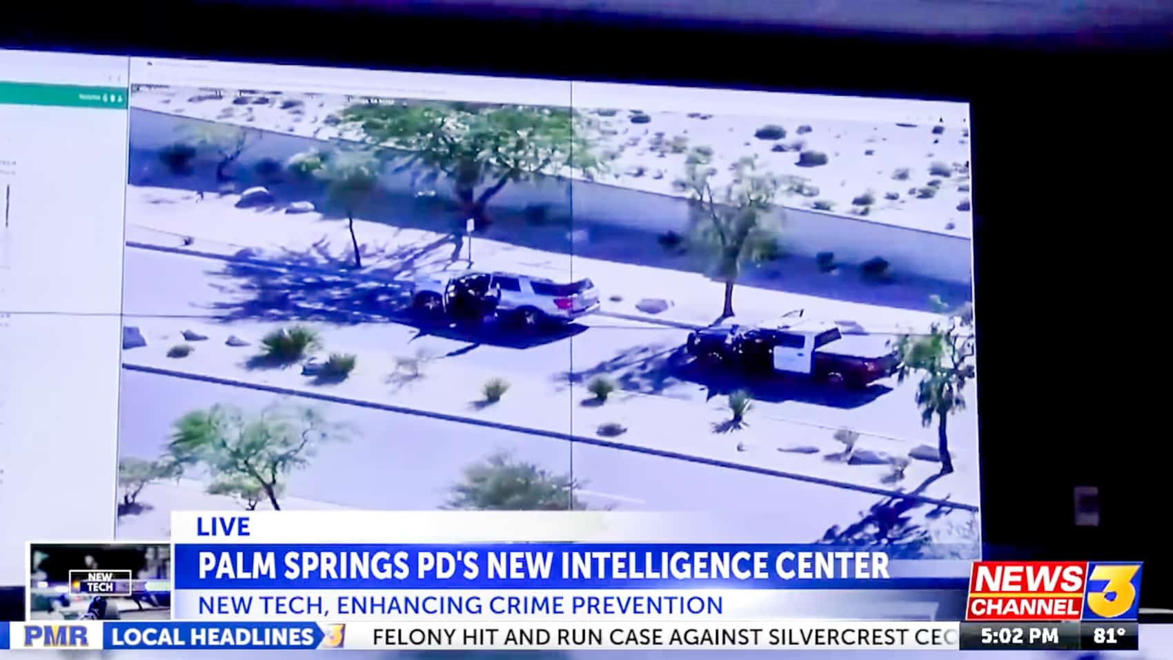 The Coachella Valley Real-time Intelligence Center where pilots launch drones remotely.