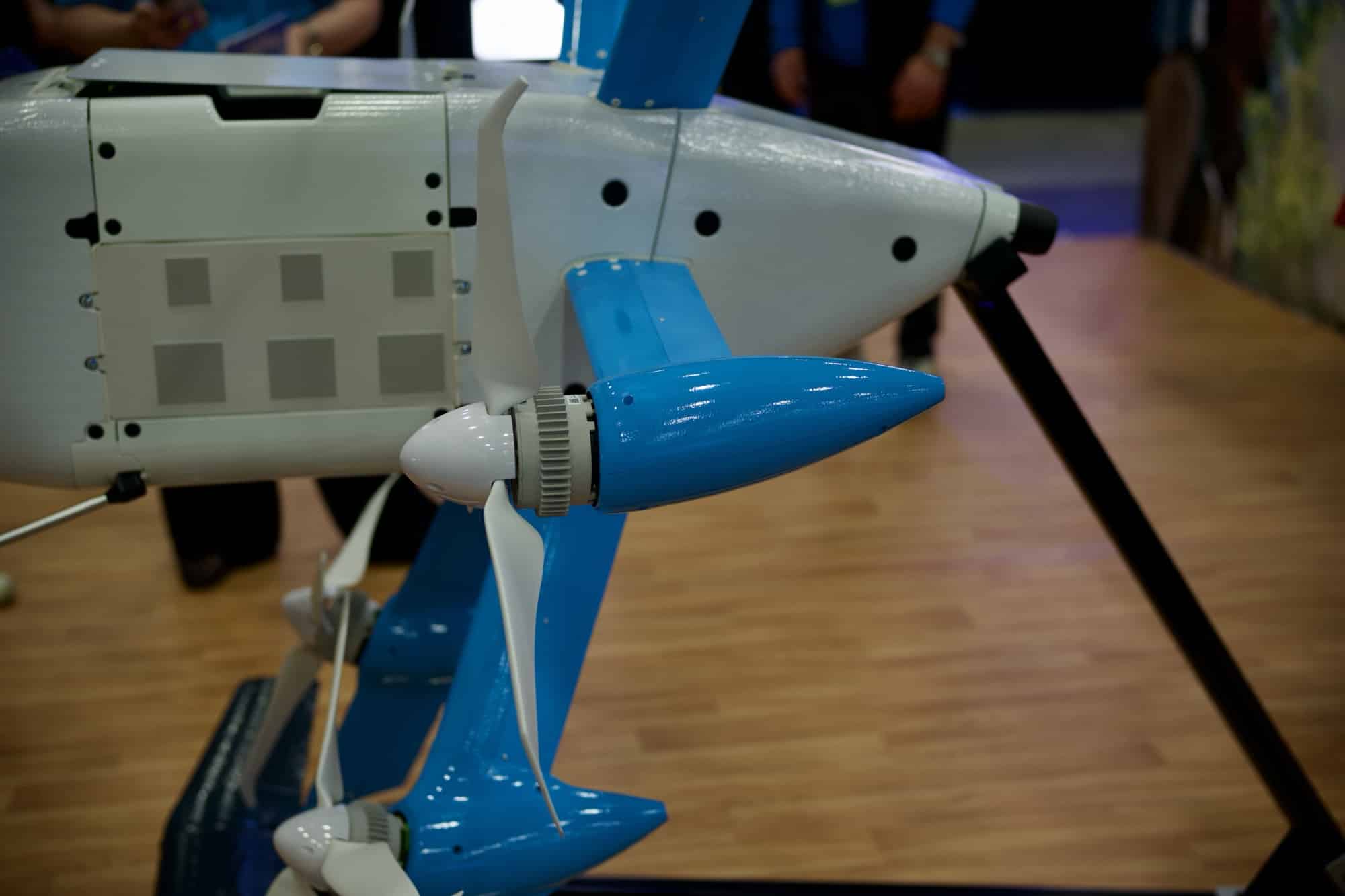 Amazon Prime Air MK30 drone at XPonential 2026 in Detroit. Photo: DroneXL