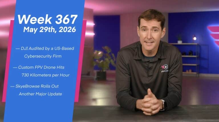 DJI Clears an Independent U.S. Cybersecurity Audit, a Custom FPV Drone Hits 730 km/h, and SkyeBrowse Drops Another Major Update