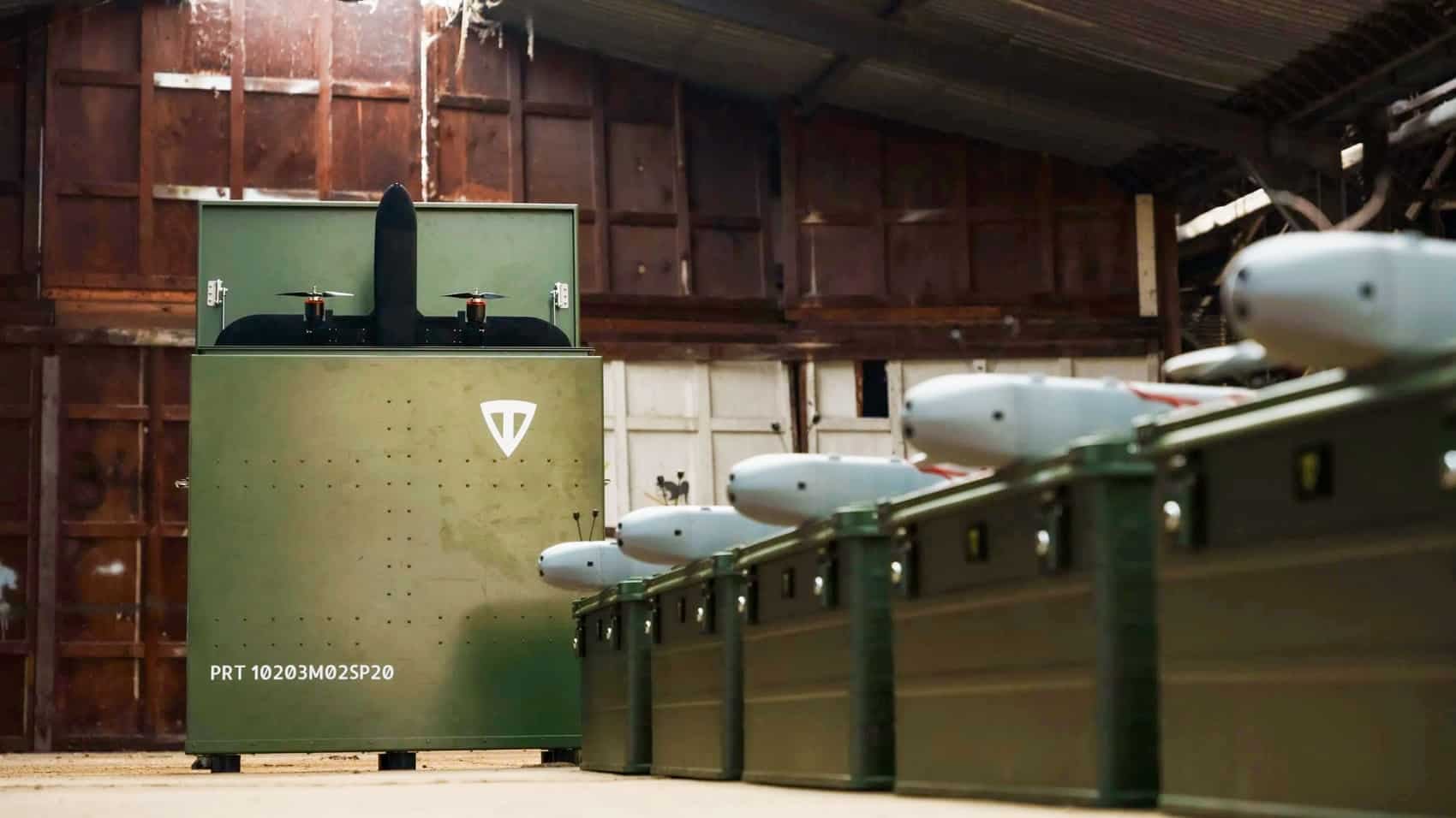 A Tytan Technologies autonomous interceptor built by the Munich counter-drone startup.