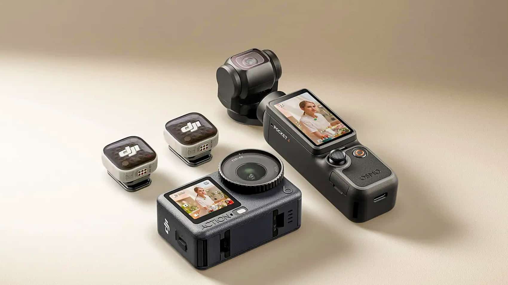 Mic Mini 2S charging case with its transmitters seated for storage.