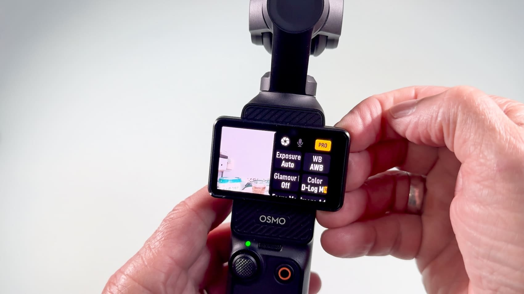 The DJI Osmo Pocket 3 gimbal camera, now discounted from $499 to $378.