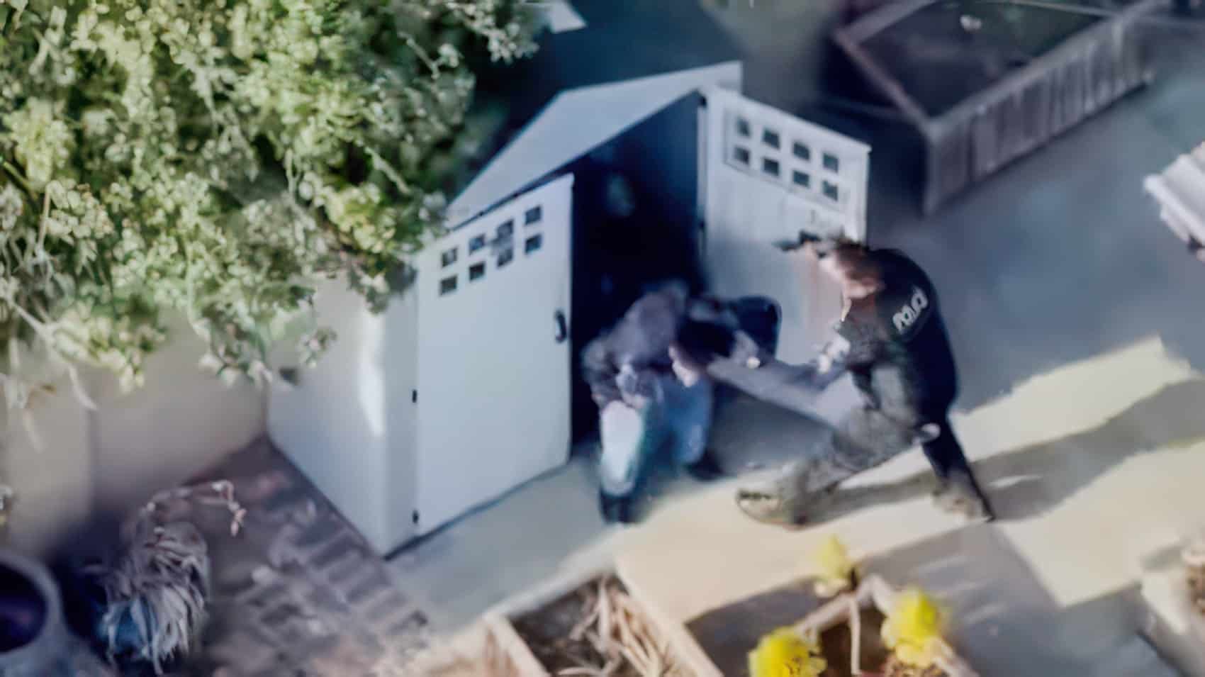 Buena Park Drone Finds Theft Suspect Hiding in Shed