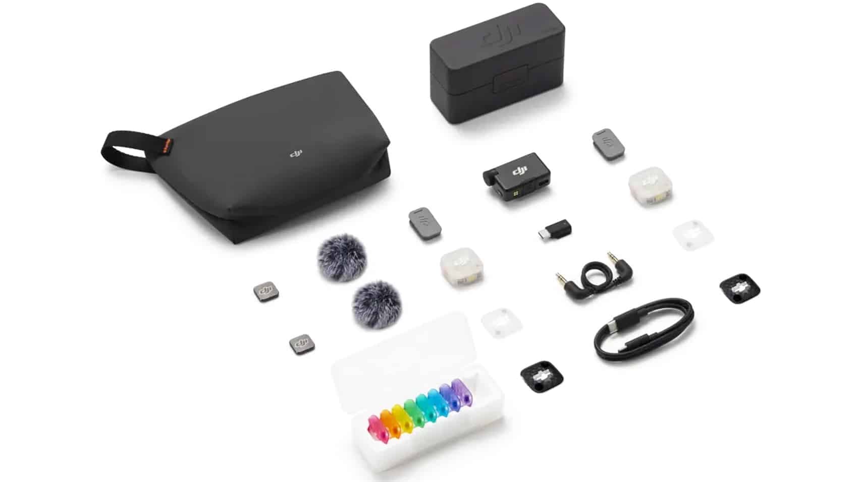 The Mic Mini 2S clip-on transmitter, which stores 14.5GB of audio internally.