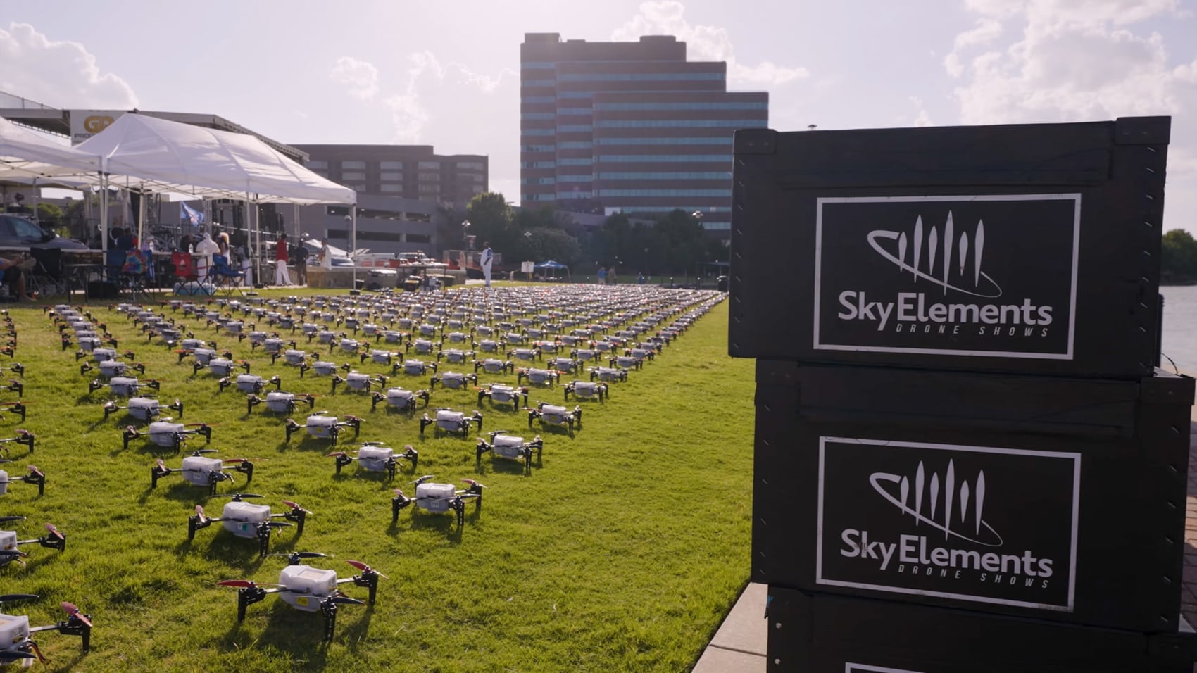 Sky Elements Marks America's 250th With 700 Drones in Irving