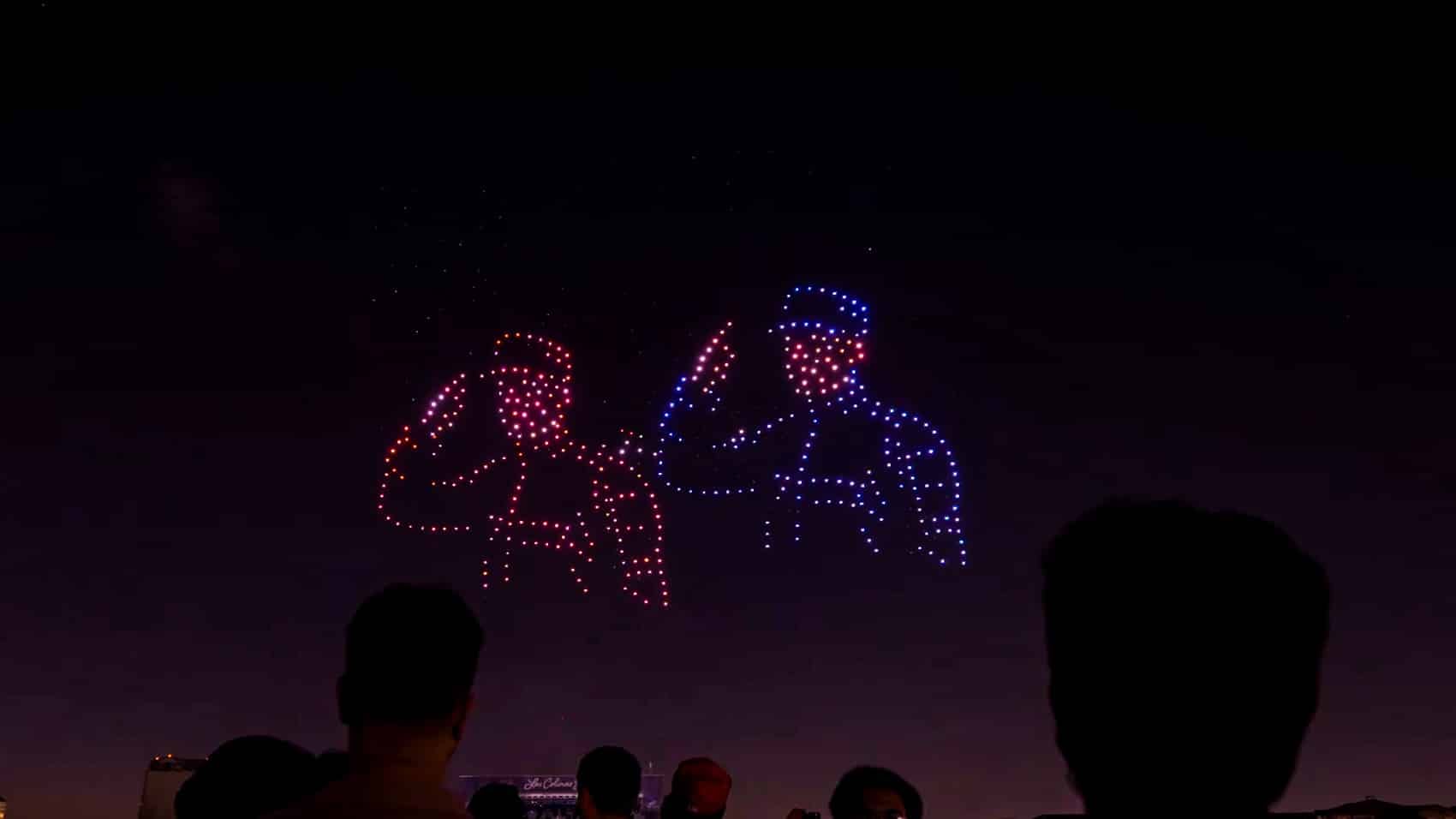 Sky Elements Marks America's 250th With 700 Drones in Irving