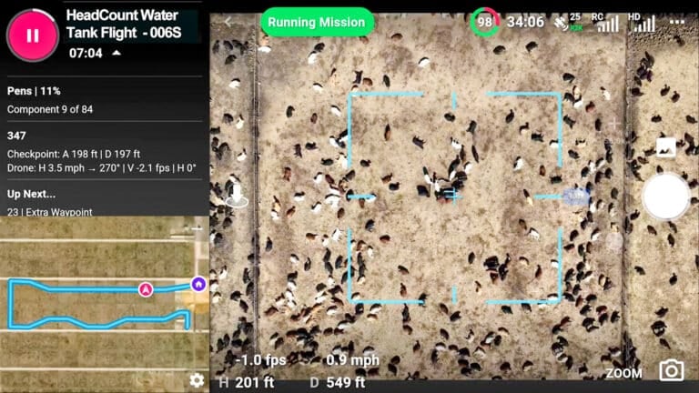 HeadCount Uses DJI Drones to Count $4,000 Cattle in Kansas