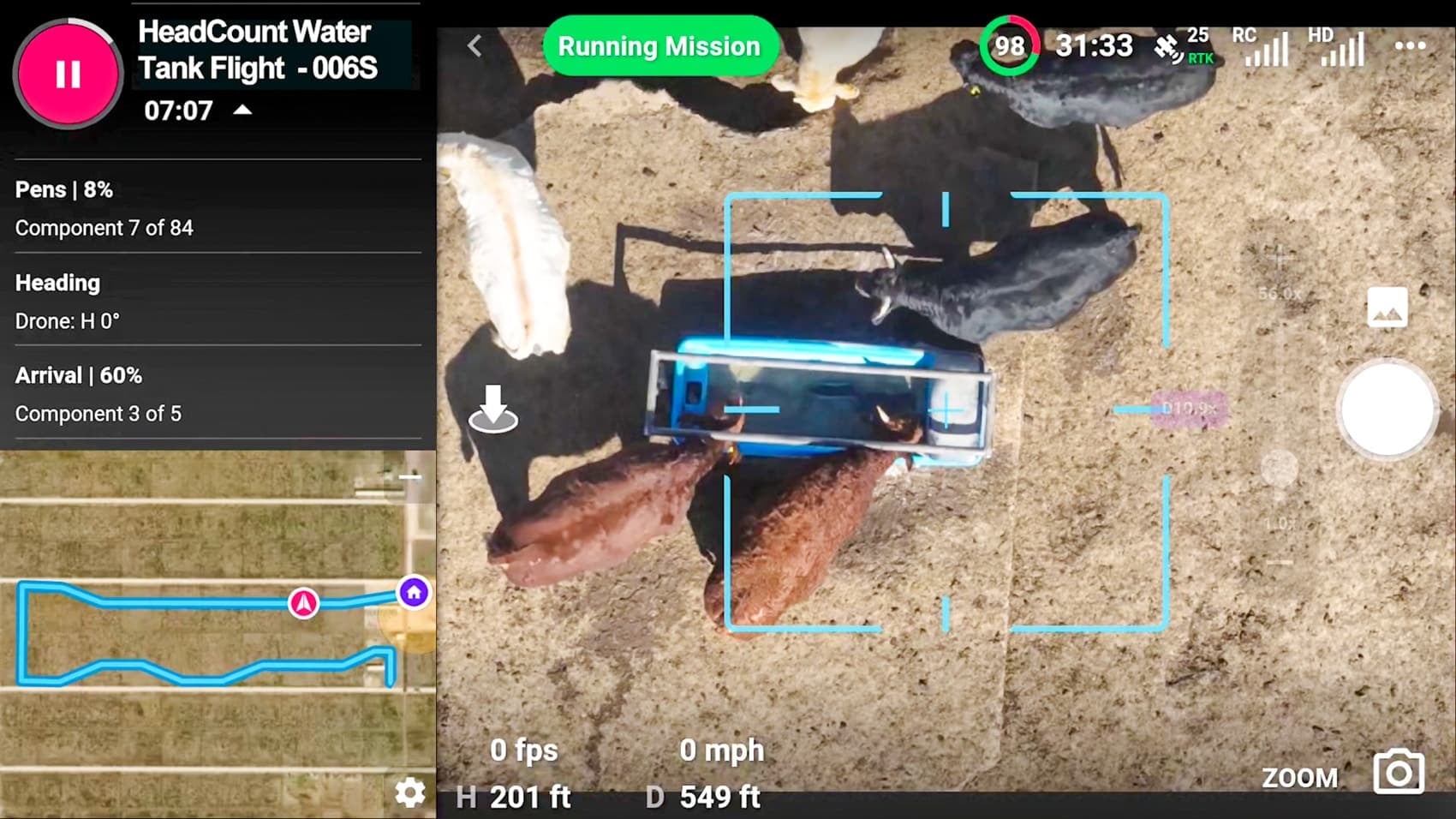 HeadCount Uses DJI Drones to Count $4,000 Cattle in Kansas