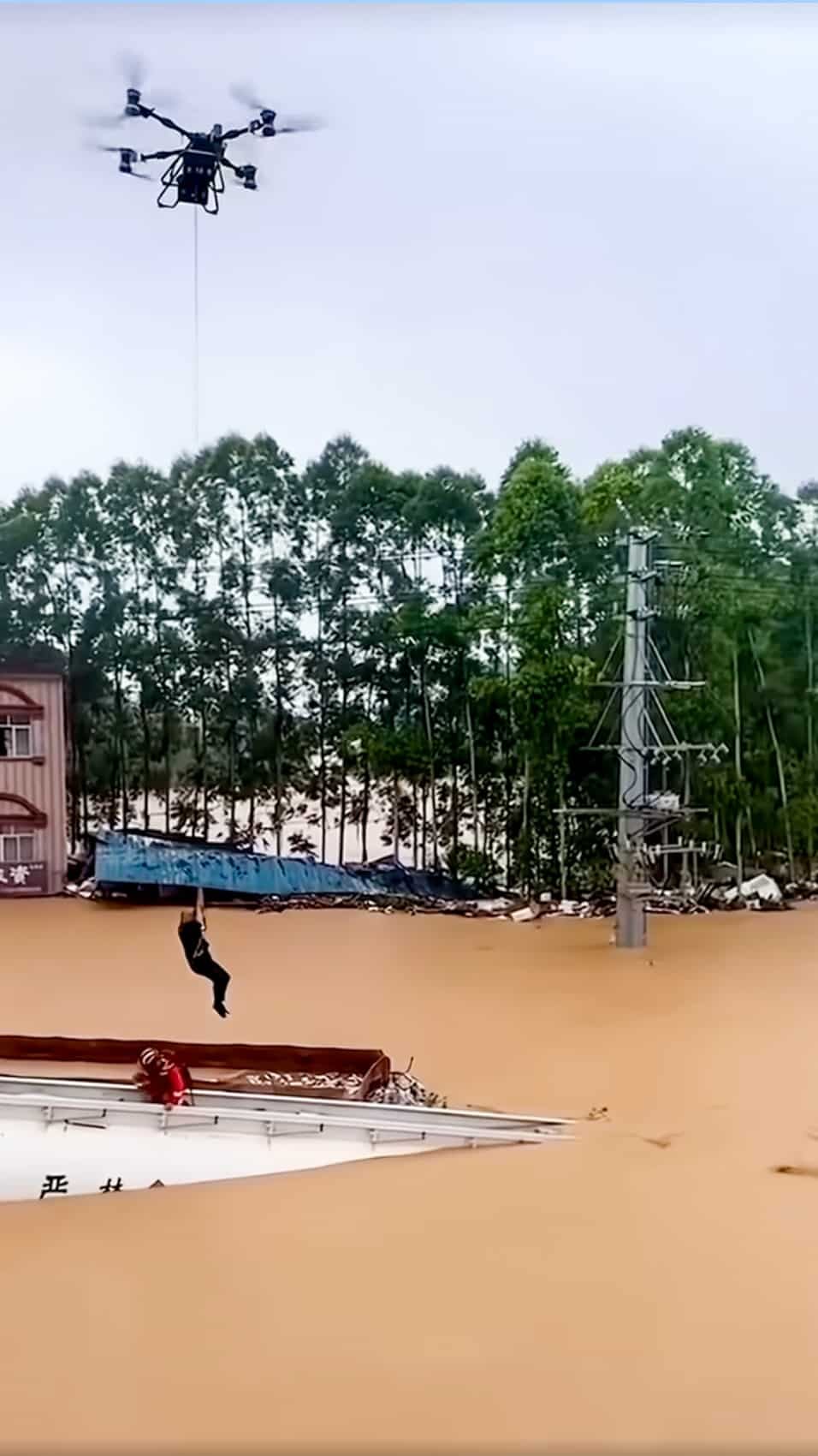 A Drone Carried a Man to Safety. That's Usually Illegal.
