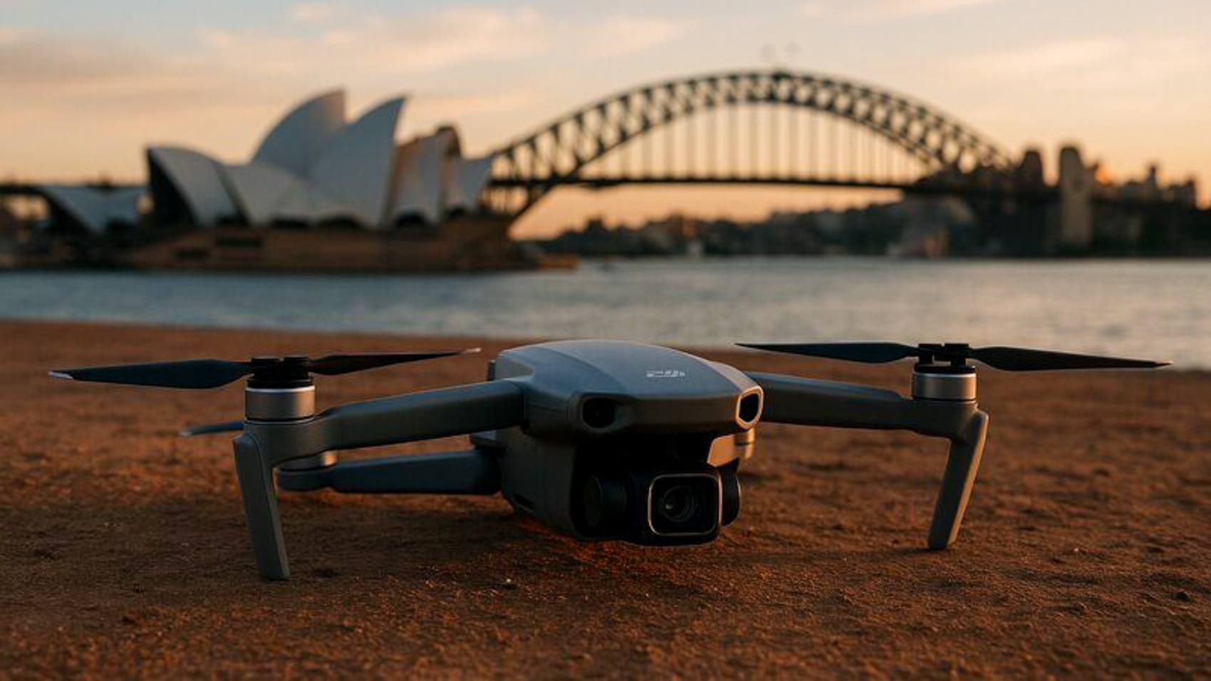 DJI drone on shark patrol over an Australian beach amid debate over Chinese drone data security