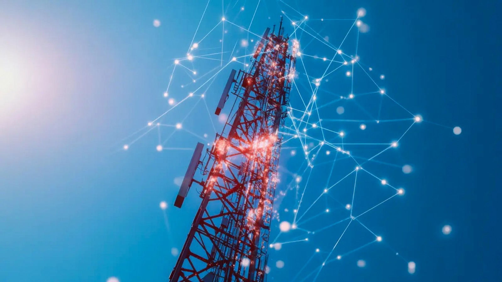 Commercial 5G tower used for network-based drone detection