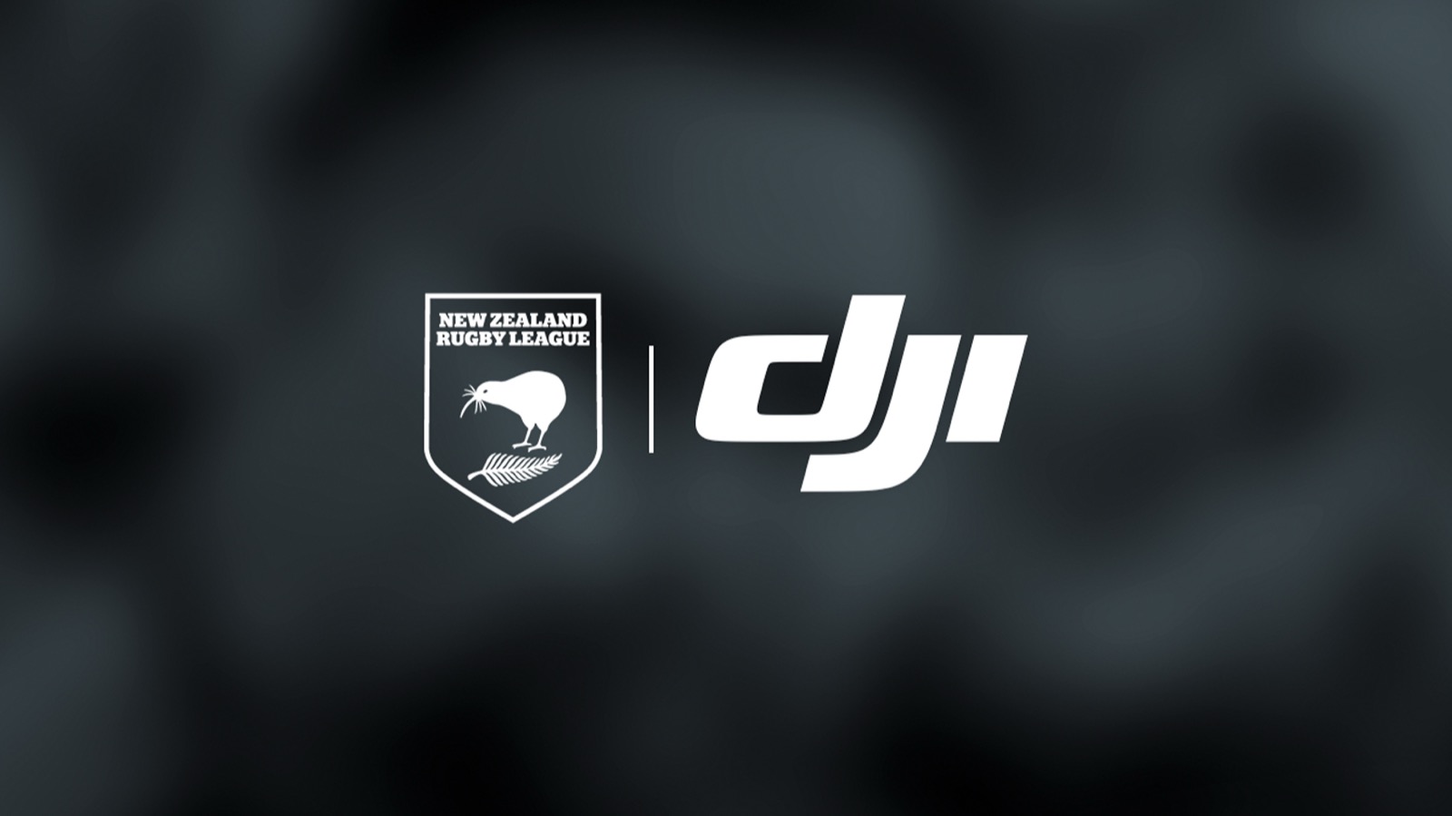 DJI-branded creative used in the NZRL partnership announcement