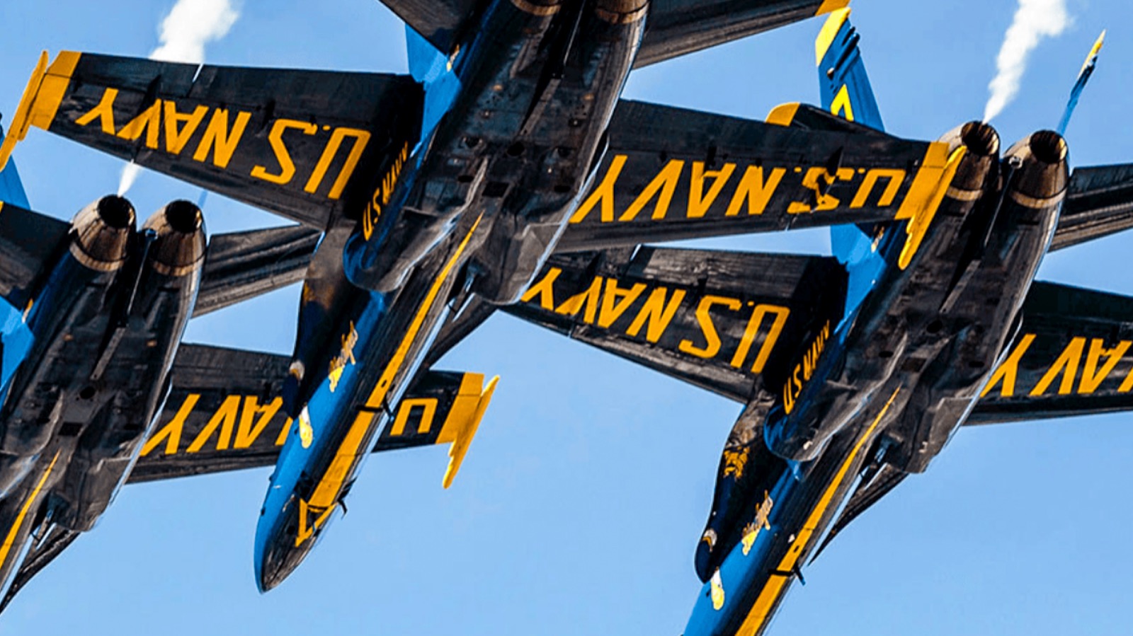 Great State of Maine Air Show with Blue Angels performing over Brunswick