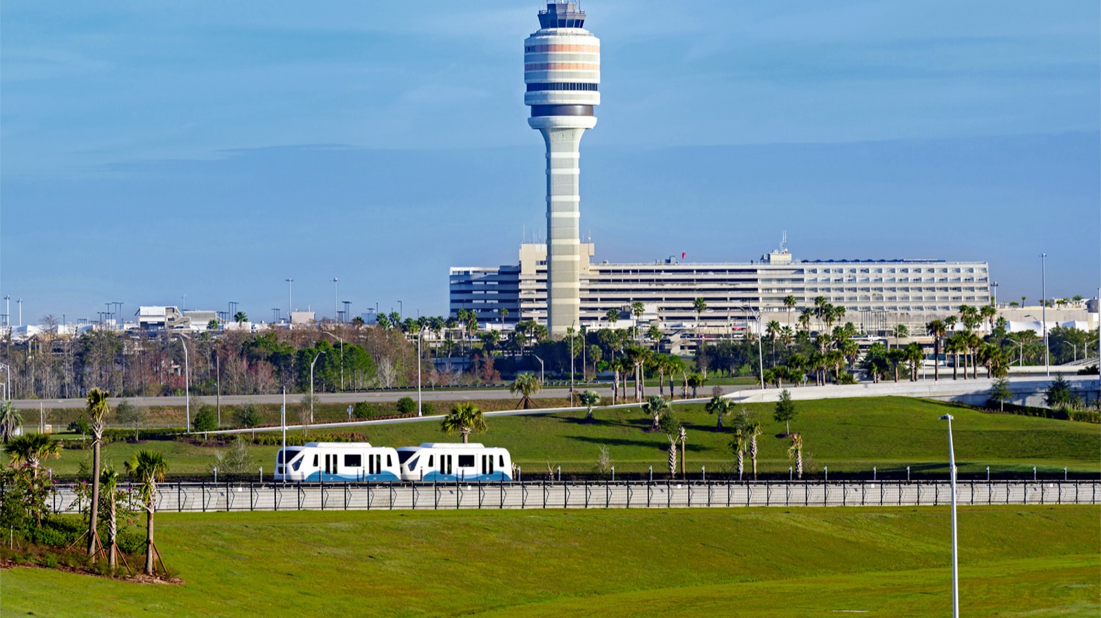 Orlando airport north terminal and terminal link area near the planned vertistop site