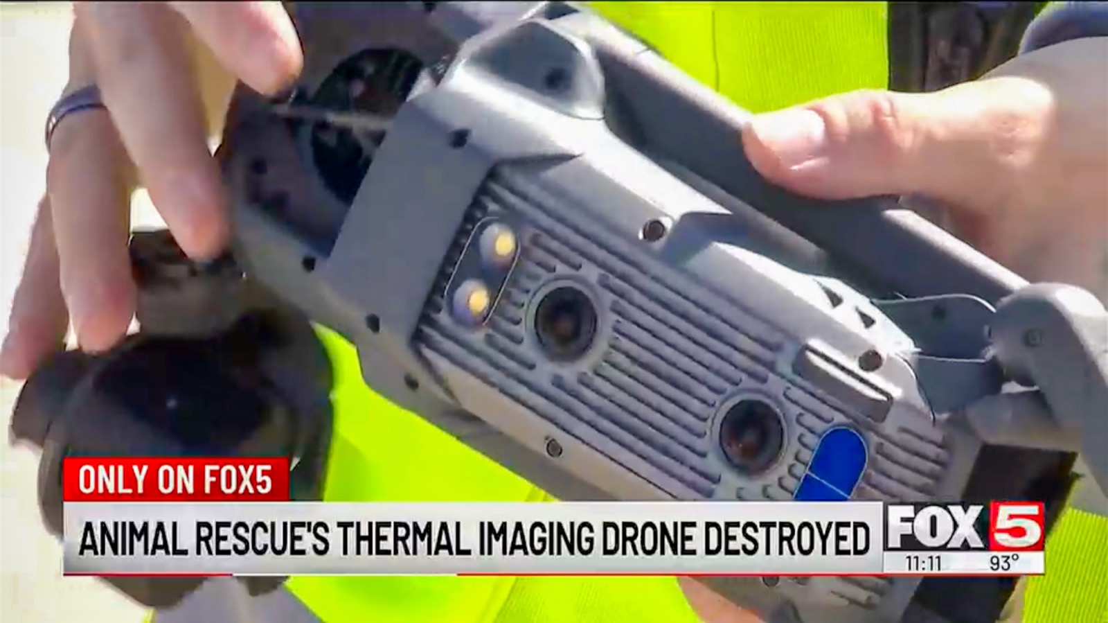 Damaged sensors on the Paws Patrol LV rescue drone