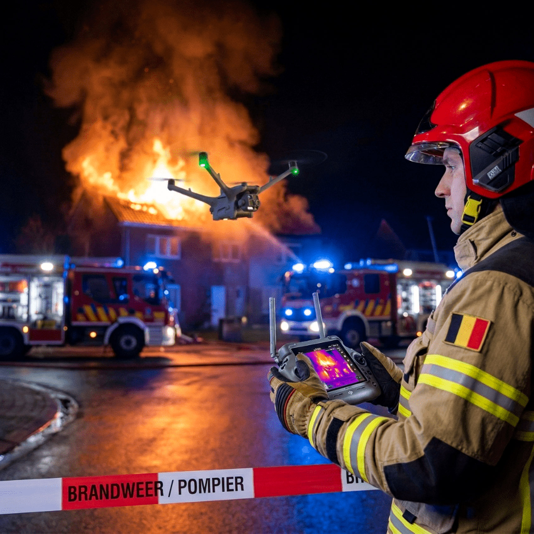 Seattle Fire Department chief discussing the proposed ERAT drone program