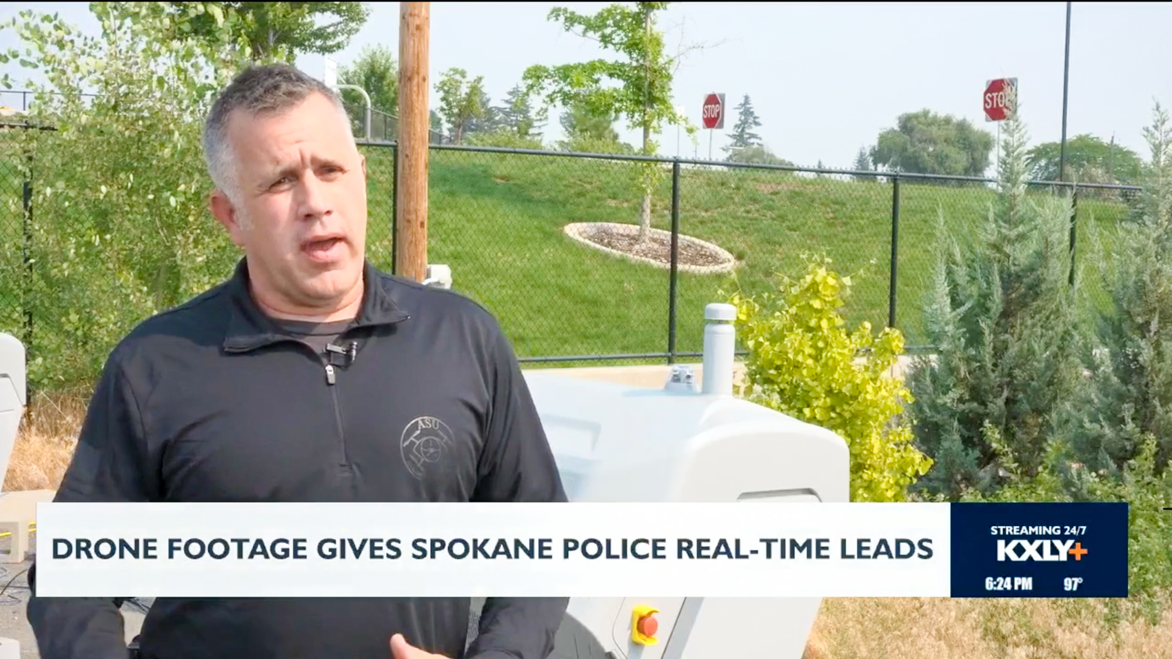 Skydio X10 drone type used by Spokane Police during its DFR pilot