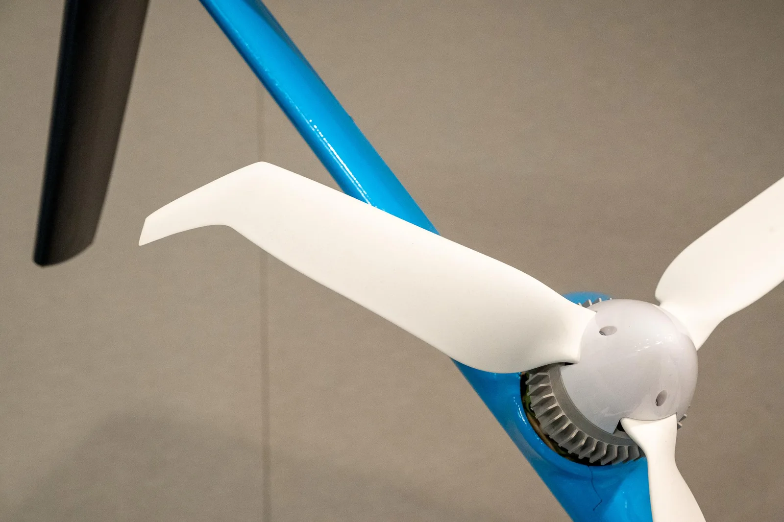 Close-up of the Amazon MK30 drone's propeller and motor hub
